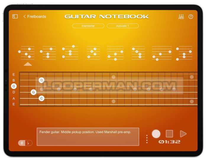 Guitar Notebook